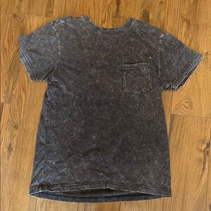 Original Use Charcoal Acid Wash Tee
